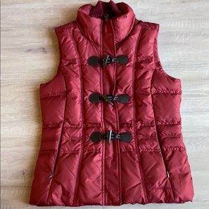Eddie Bauer Red Premium Quality Goose Down Vest